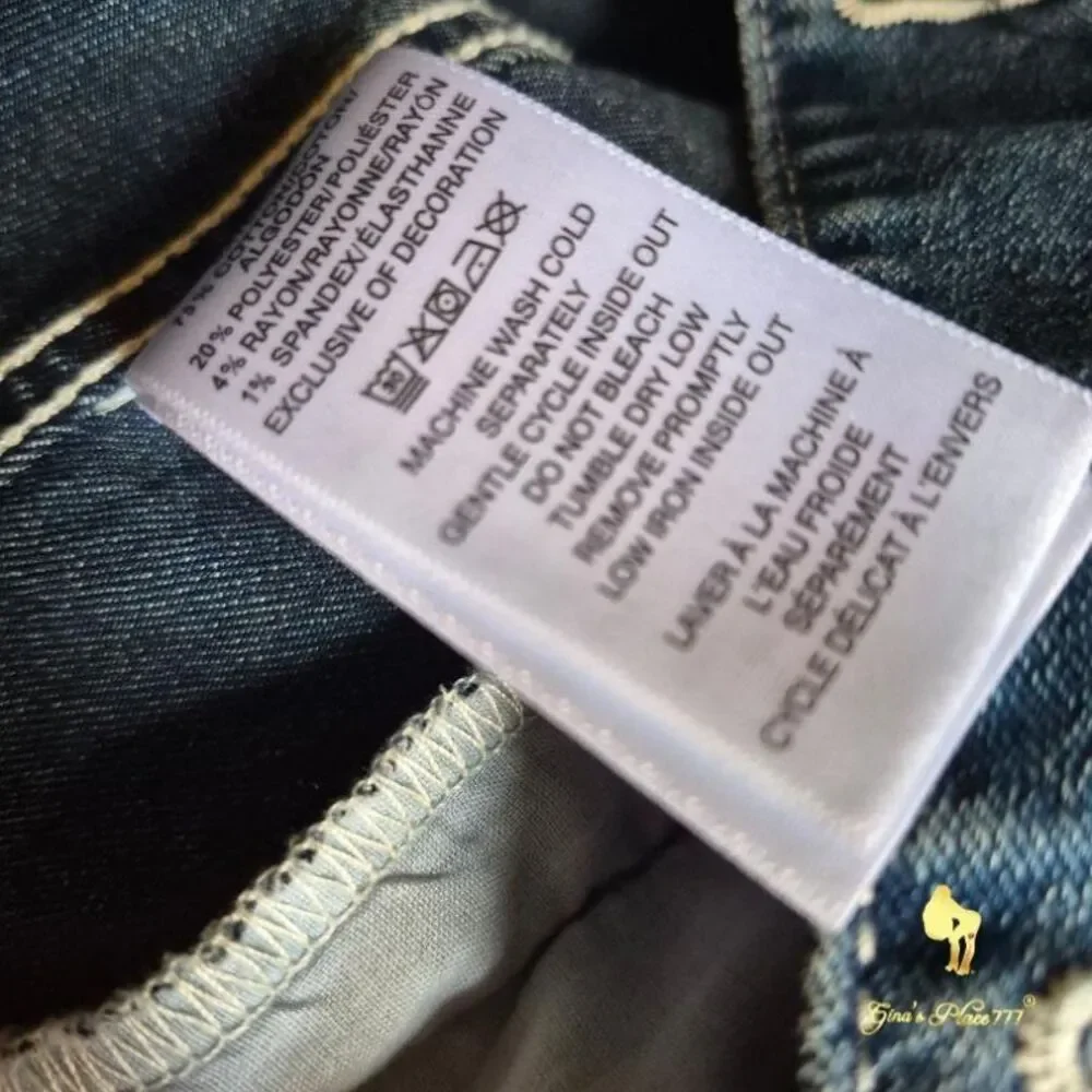 NWT True Religion Men’s Jesse SN Trucker Denim Jean Jacket Medium Flake, Size L